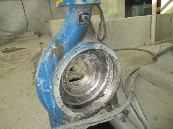 渣浆泵冲刷磨损现场修复