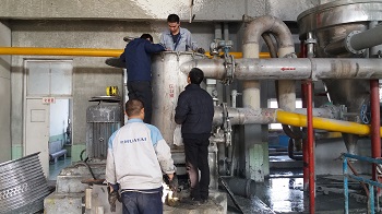 压力筛磨损在线修复