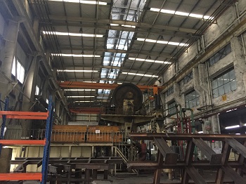 6300吨压力机主轴轴承位磨损修