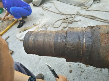 纸机卷取机轴磨损在线修复技术