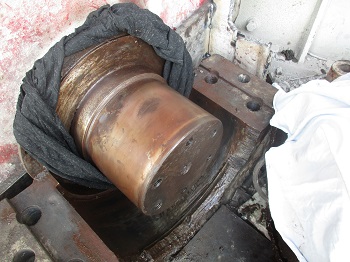 立磨摇臂轴承位磨损在线修复