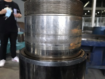 破碎机小皮带轮轴颈磨损修复