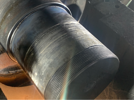 风机轴磨损为什么采用这种现场修复