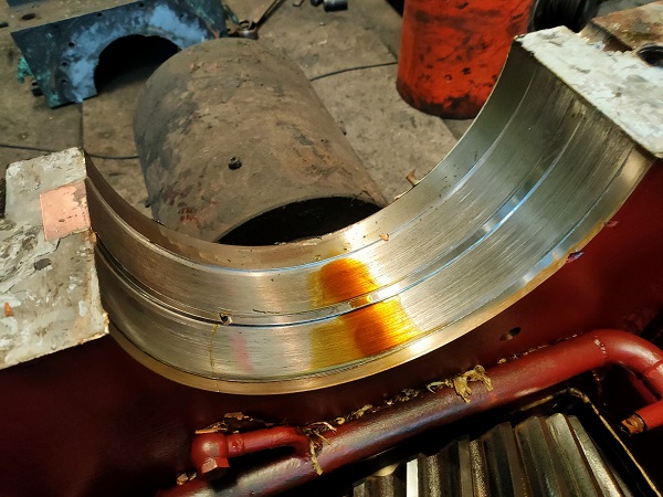 【钢厂纪要】轧机减速机轴承座磨损