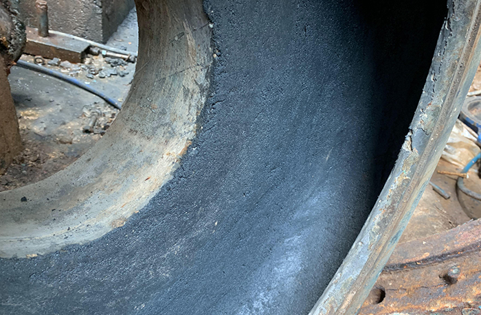 粉体冲蚀磨损治理ag真人官方网的解决方案