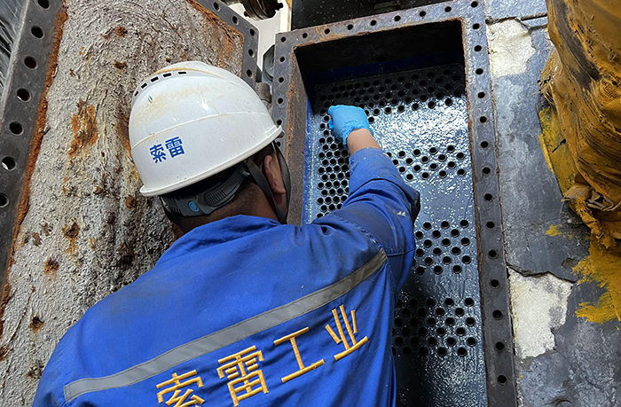换热器穿孔防腐堵漏治理ag真人官方网的解决方案