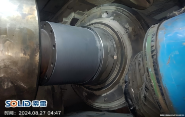 辊压机轴承位磨损维修就用这种技术