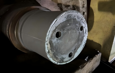 无需大拆大卸,在线解决烘缸轴头修