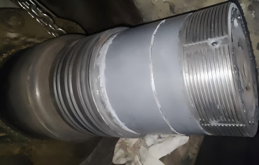 给大家分享一种烘缸轴头修复的方法