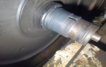 烘缸轴承位磨损了怎么办？