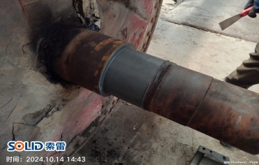 牢记这种烘缸轴径磨损修复技术