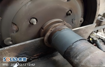 破碎机轴磨损了如何现场修复？